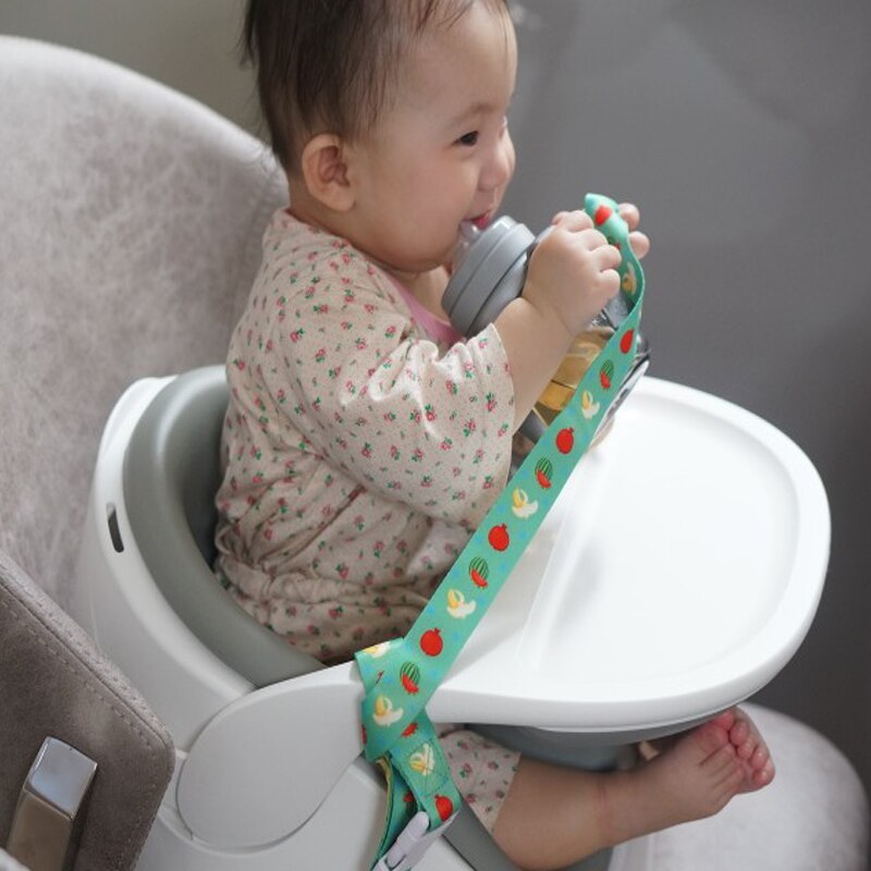 Baby anti-mistet stroppetænder baby klapvogn legetøj reb sippy cup baby flaske rem sut holder klapstol stol bil