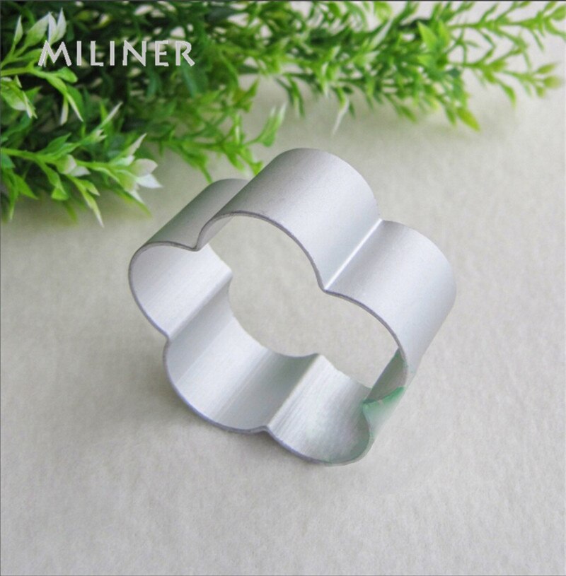 Pruimenbloemvormige aluminium mal suiker ambachtelijke koekje koekengereedschap taart gebak bakvorm gereedschap bakgereedschap voor taarten