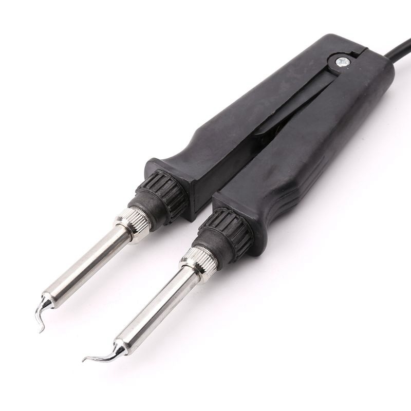 -902 Esd Smd Double Soldering Iron Tweezer Handle Clip Heating Plier Soldering Station Accessories -Kb