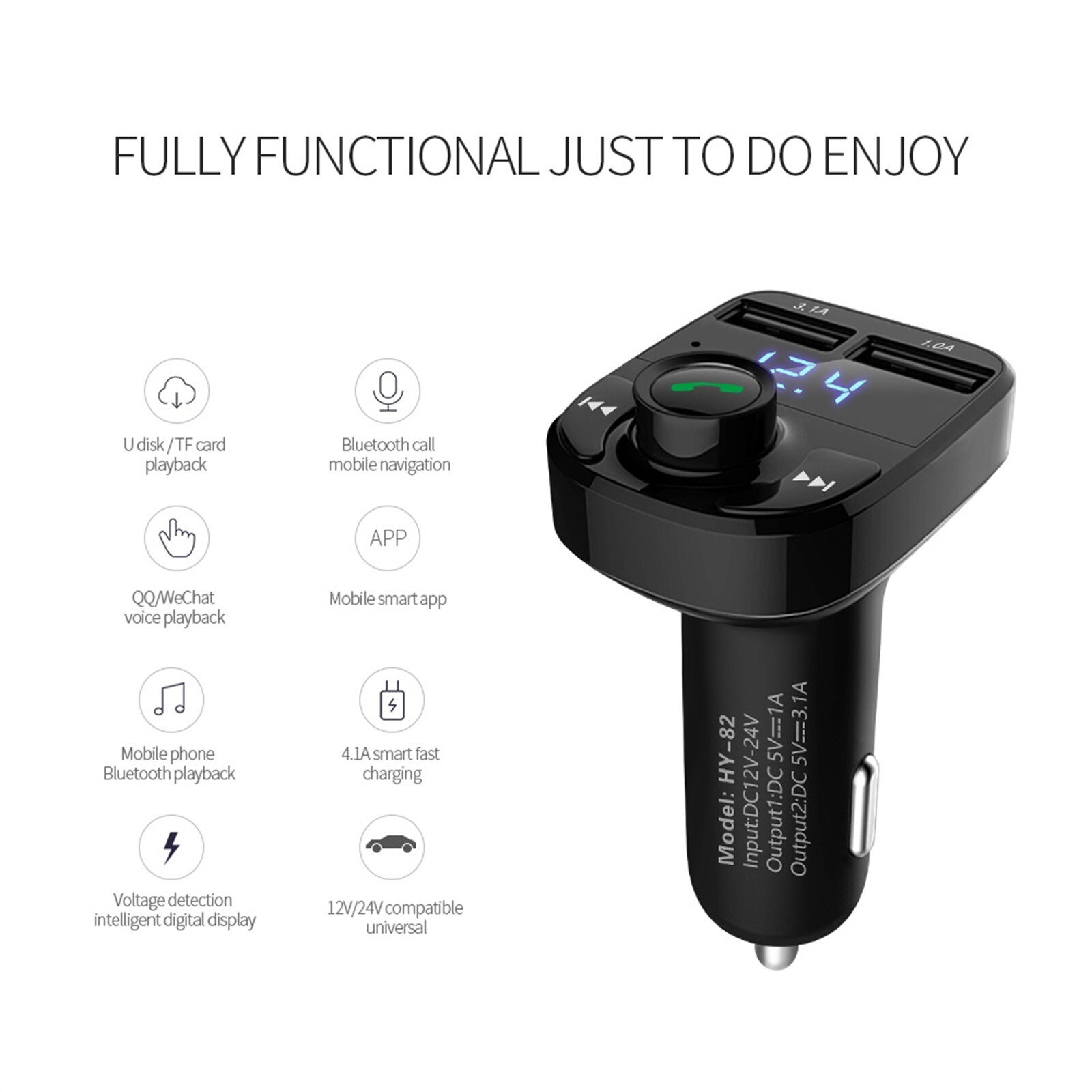  mp3 kabellose bluetooth-autoradios mit fm-transmitter, usb-ladegerät und  mp3-  mp3 -funktion