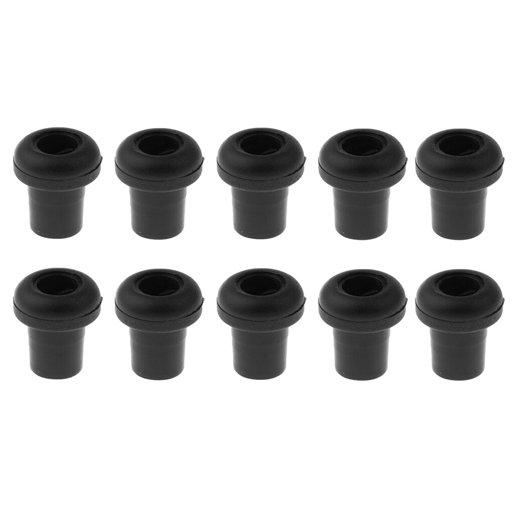 10 Pieces Environmental Plastic Durable Table Football Rod Tube Plug For Table Soccer Foosball Table Fit For 12.7mm Diameter Rod