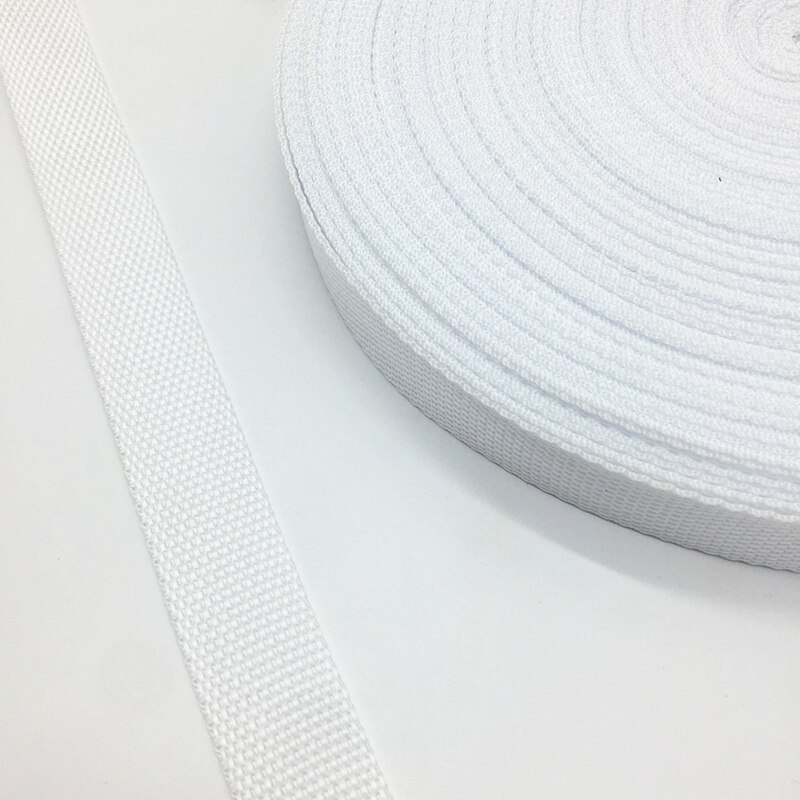 Sangle en Nylon pour sac à dos, 5 Yards, 1 pouce (25mm), accessoires de couture, ceinture: White