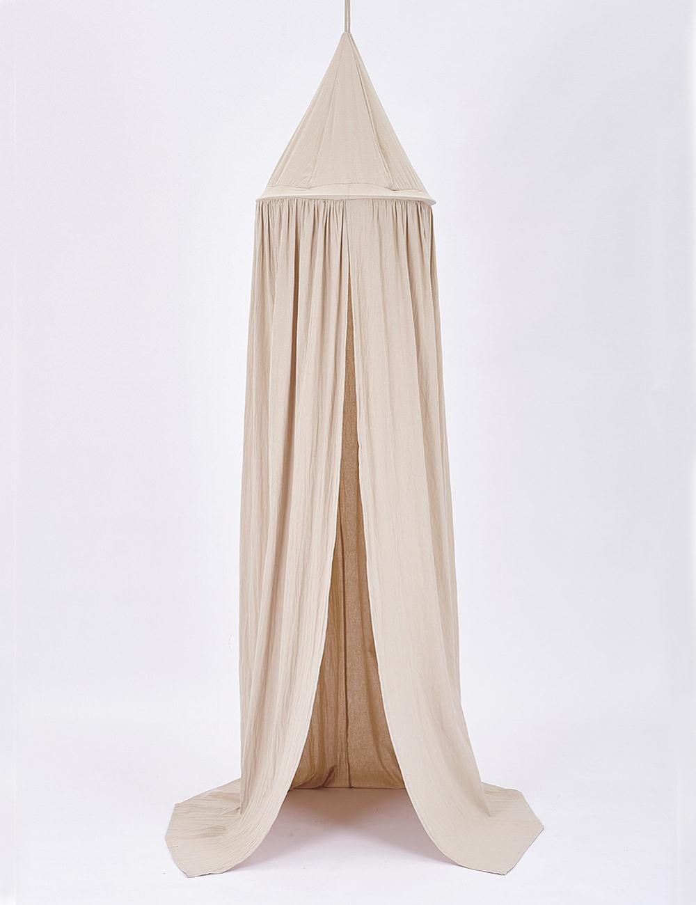 Enfants jouer maison tente enfants jouet tente tipi ronde princesse auvent coton berceau suspendu filet dôme bébé enfants chambre décor: light khaki
