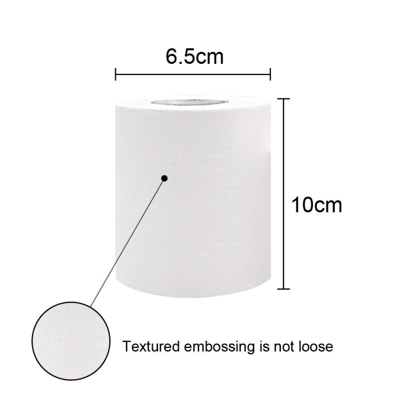 Roll Paper Thick Towel Toilet Paper 4 Layer Super Toughness Fast Ship