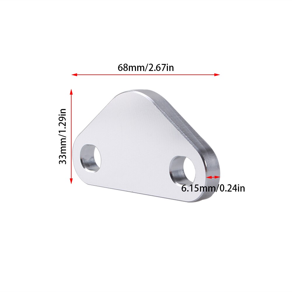 For EGR Smog Delete Exhaust Intake Gaskets Aluminum Alloy Block Off Plate Kit One Set For Toyota 20r 22r 22re 22ret En