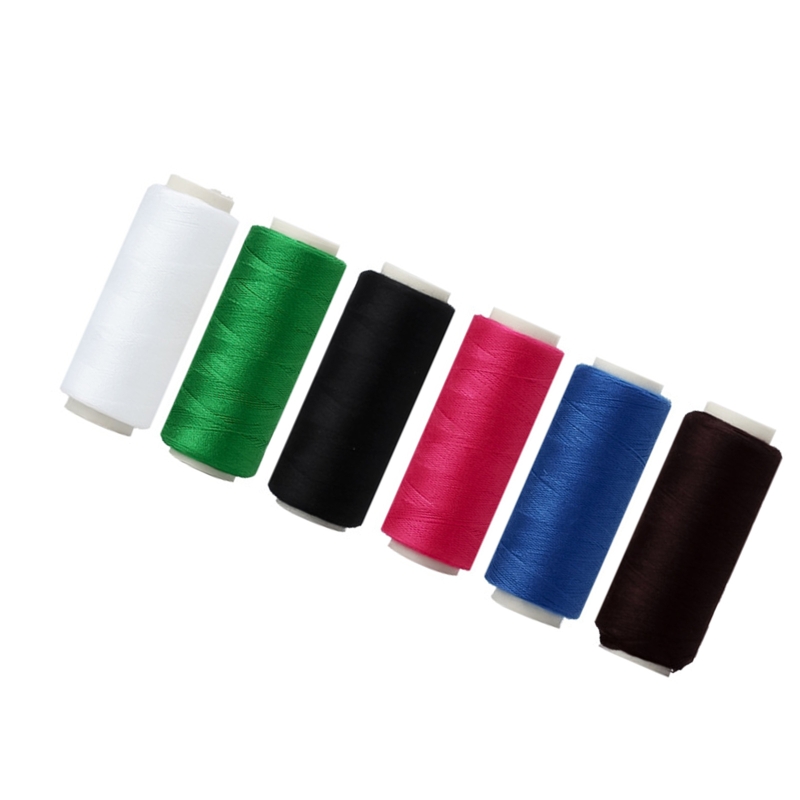 Bobbins Sewing Thread Kits 12 Colors Sewing Supplies for Hand &amp; Machine Sewing Polyester Spools Quilting Thread Q1FD