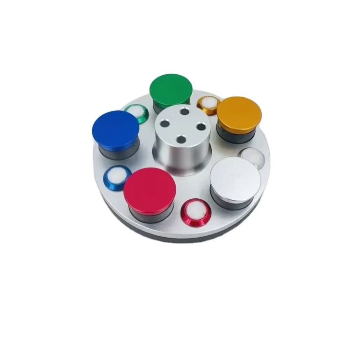 Horlogereparatietool, volledig metalen roterende olieschijf, oliekom voor het plaatsen van horlogeolie, horlogeonderhoud,