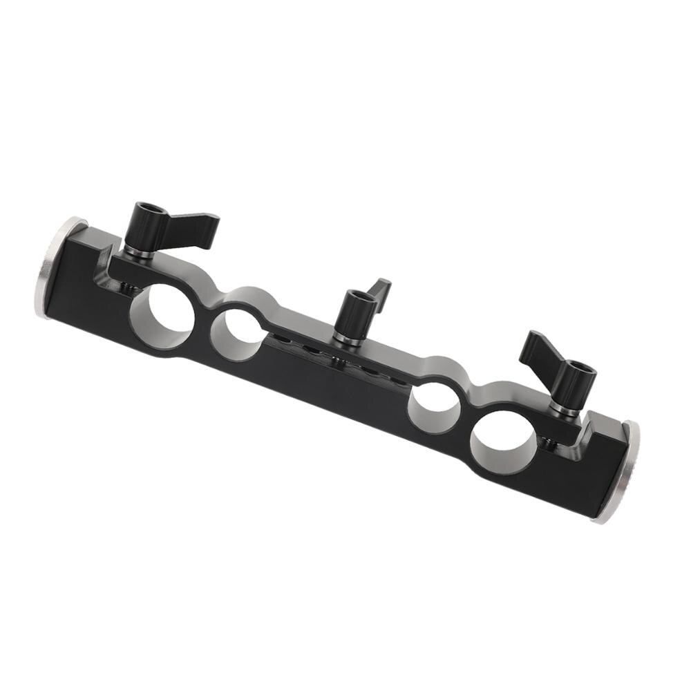 Kayulin 15mm & 19mm Dual-port Rod Clamp With Double Ended M6 ARRI Style Rosette Mount for camera support rig kit