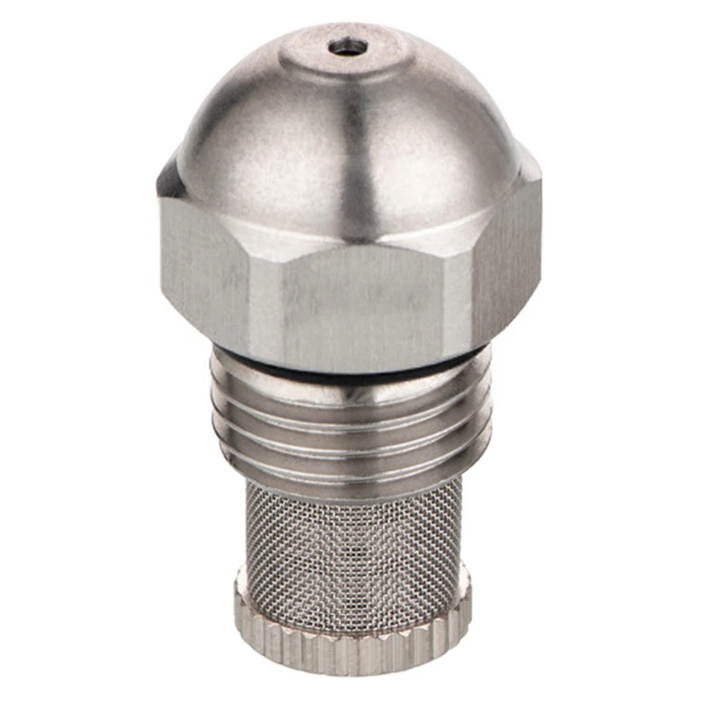 Forstøvende spraydyse dia 0.3-1.5mm fin forstøvende spray 1/4 bspt høy- og lavtrykksdyse åpning rustfritt stål