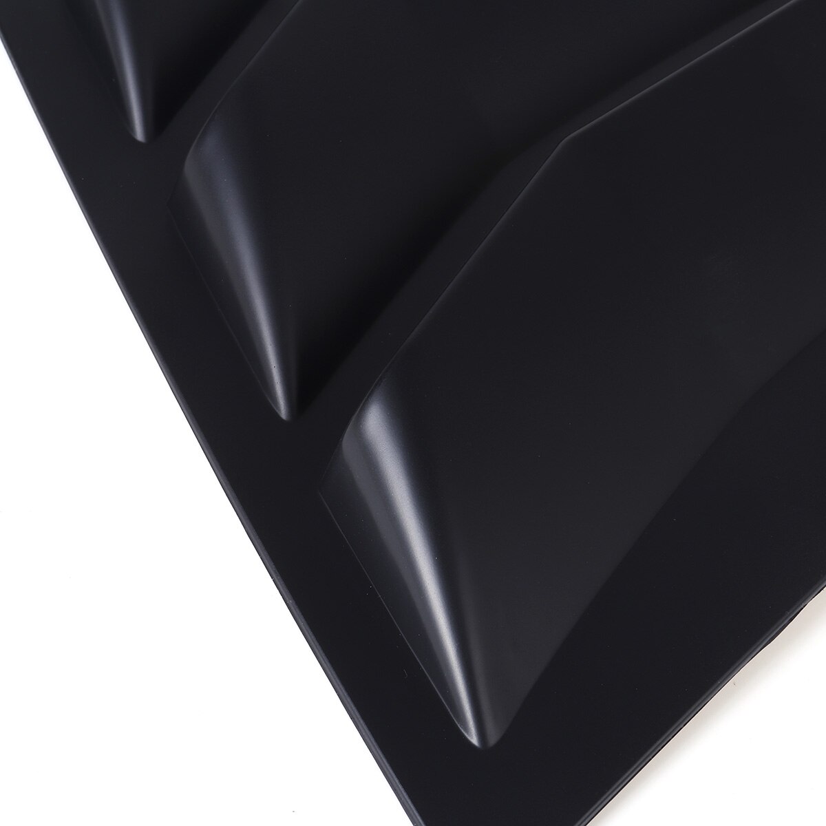 Black/Carbon Fiber Look 2pcs Car Side Rear Window Louver Shutter Cover Trim For Toyota Camry SE XSE L LE XLE