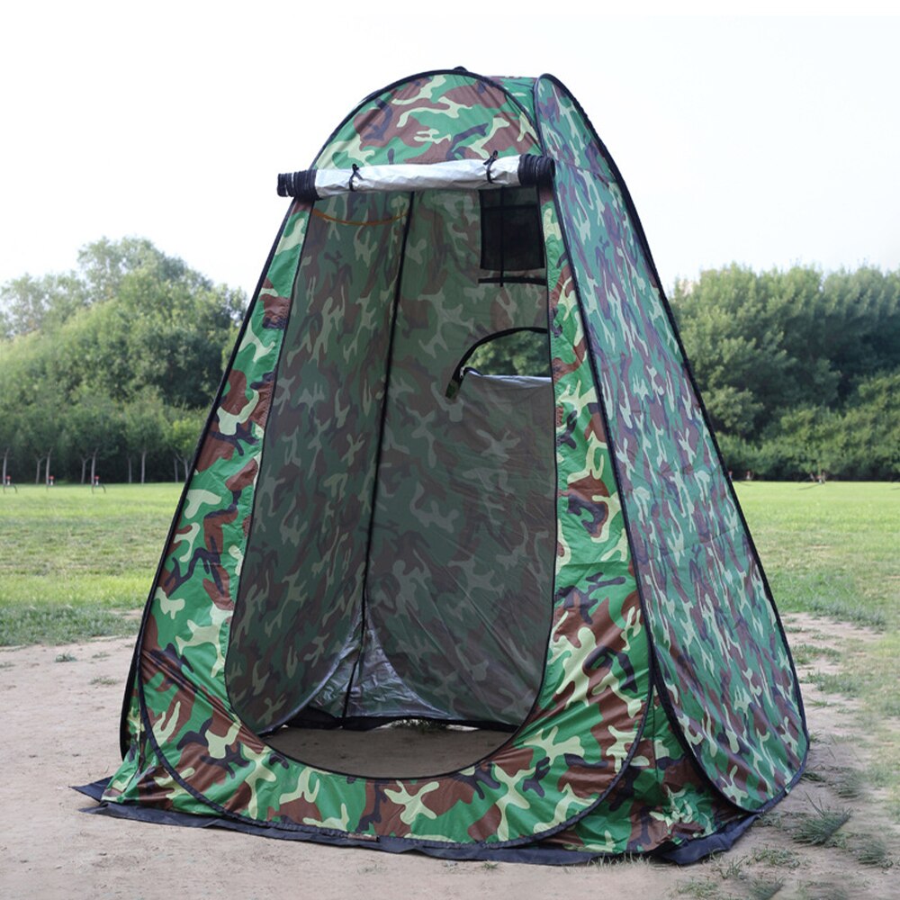 Outdoor Pop Up Tent Camping Douche Badkamer Moving Privacy Wc Kleedkamer Onderdak Waterdichte Enkele Moving Vouwen Tenten