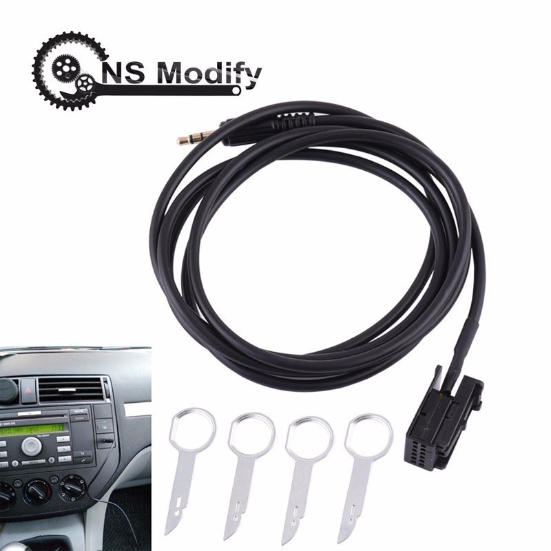 NS Wijzigen 3.5mm Auto USB AUX Cable Adapter Auto Interface Aux-in Audio Adapter Kabel Ingang MP3 kabel Voor Ford Focus Mondeo