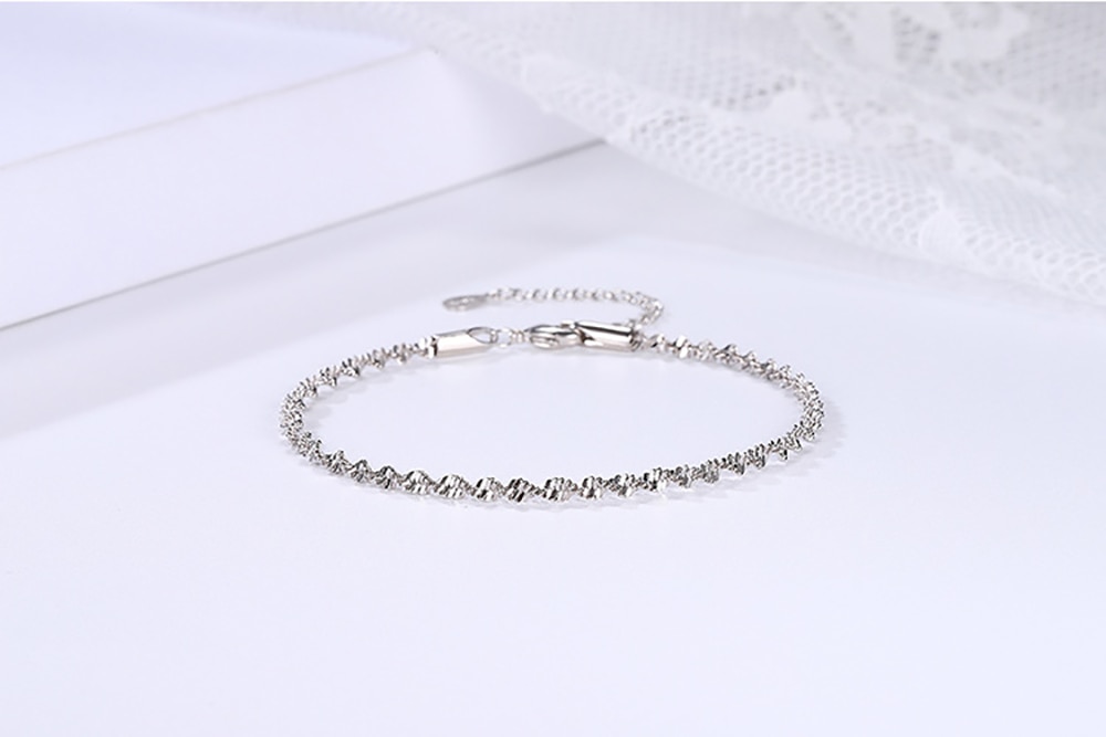 TB-100 Glatte exquisit modisch Welle verdrehte Korn Armbinde Für Frauen Rose & Weiß Gold Farbe Schmuck