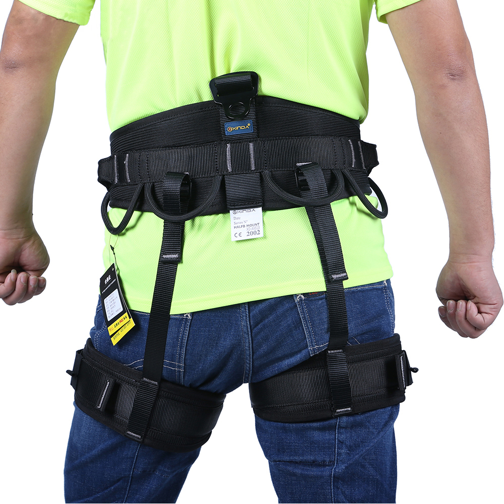 XINDA – harnais d'escalade de randonnée en plein air, ceinture de sécurité demi-corps, soutien de la taille, pour femmes et hommes, équipement aérien