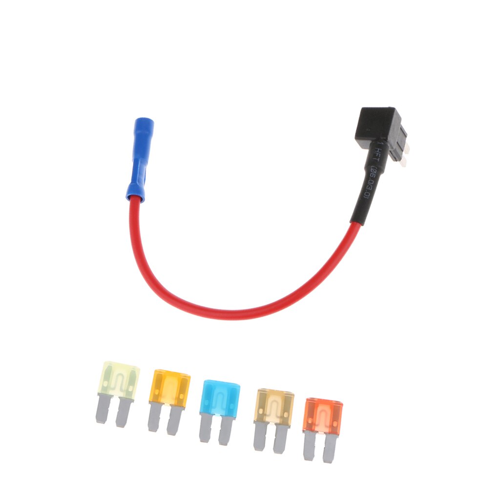 Universal Micro 2 Add-A-Circuit Fuse TAP Holder with 5A 7.5A 10A 15A 20A Fuse for Car Truck