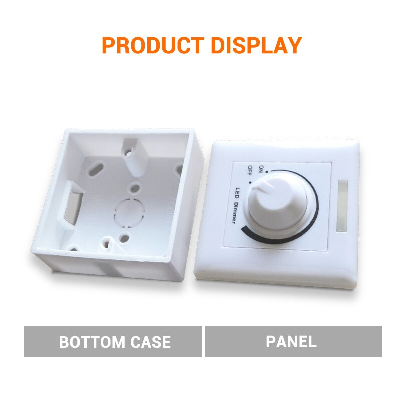 Led Dimmer Dc 12V 24V 12A/30A Verstelbare Helderheid Lamp Strip Driver Enkele Kleur Licht voeding Controller