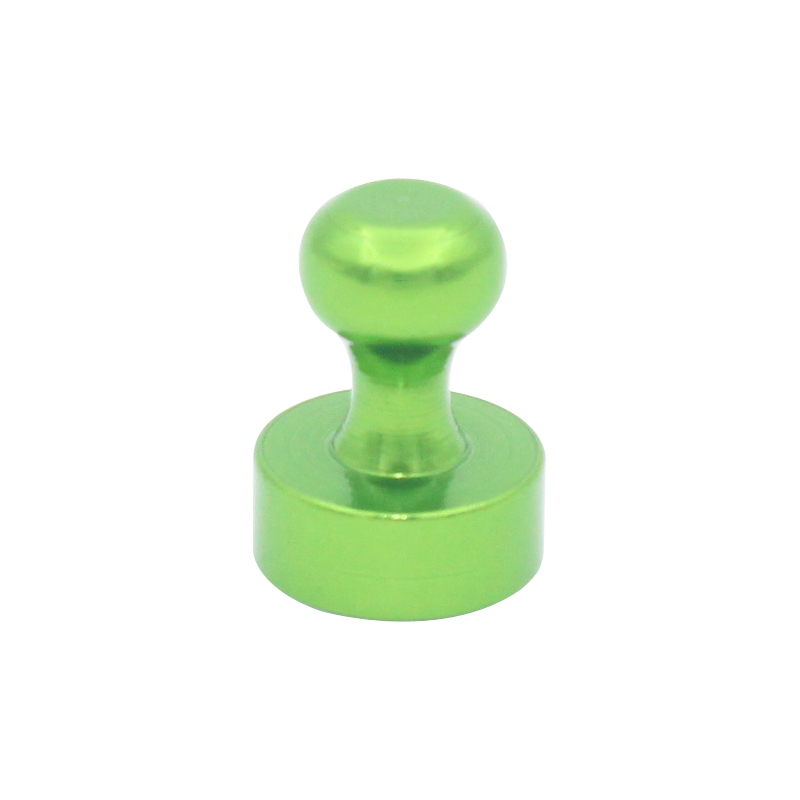 3/5/10/12pcs Super Strong Magnetic Push Pins Neodymium Magnet Refrigerator Kitchen Whiteboard Durable Magnetic Thumb Tacks Sucke: 2m / green