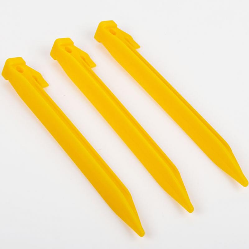 4 stk/parti plast telt pløk søm spike vandre camping telte bygge pløk udendørs sove telte værktøj