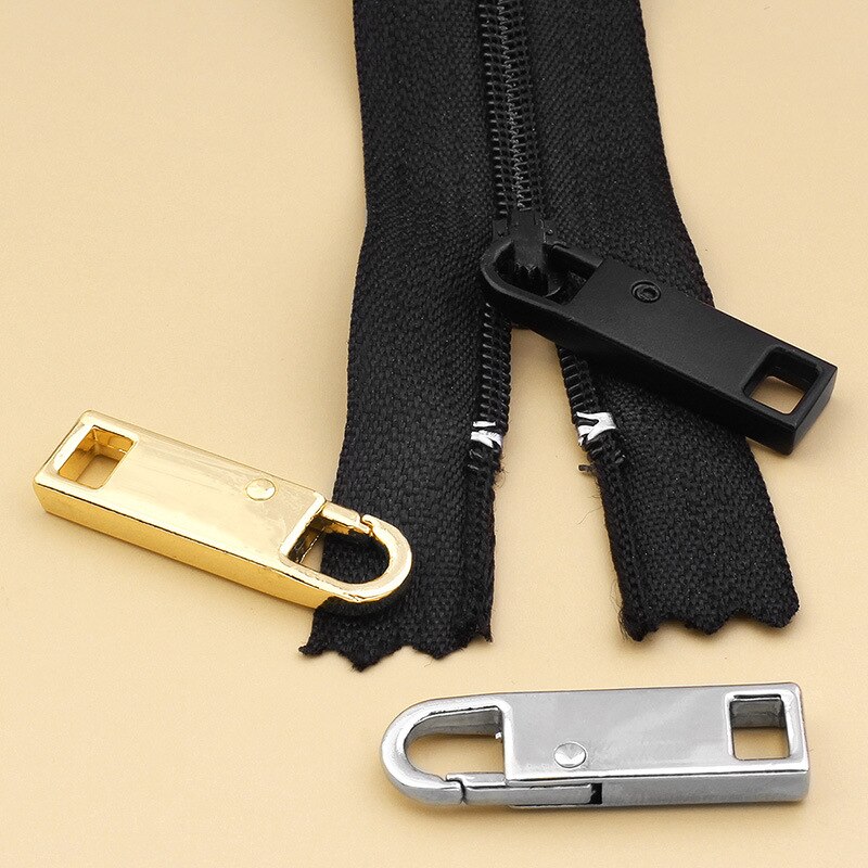 Detachable Repair Bag Clothes Universal Zipper Pendant Buckle Clothing Accessories Metal Zipper Pull Tab Button