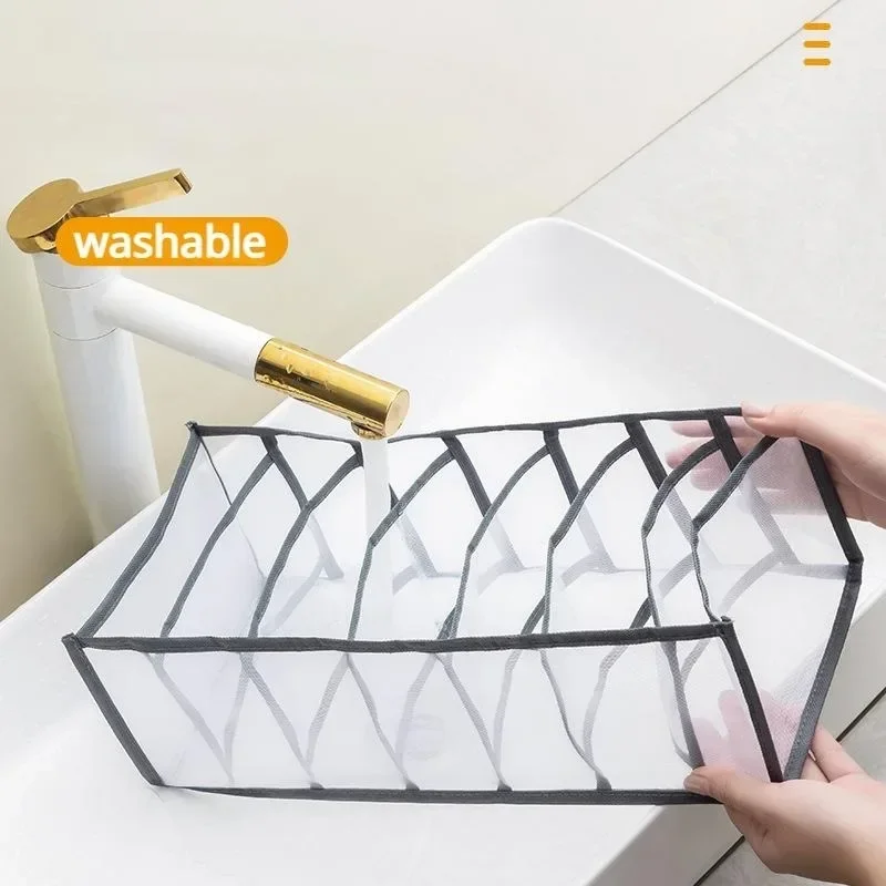 1pc Closet Organizer Storage Box Foldable Underwear Organizers Storage Dividers Drawer Organizer Socks Box for Clothes