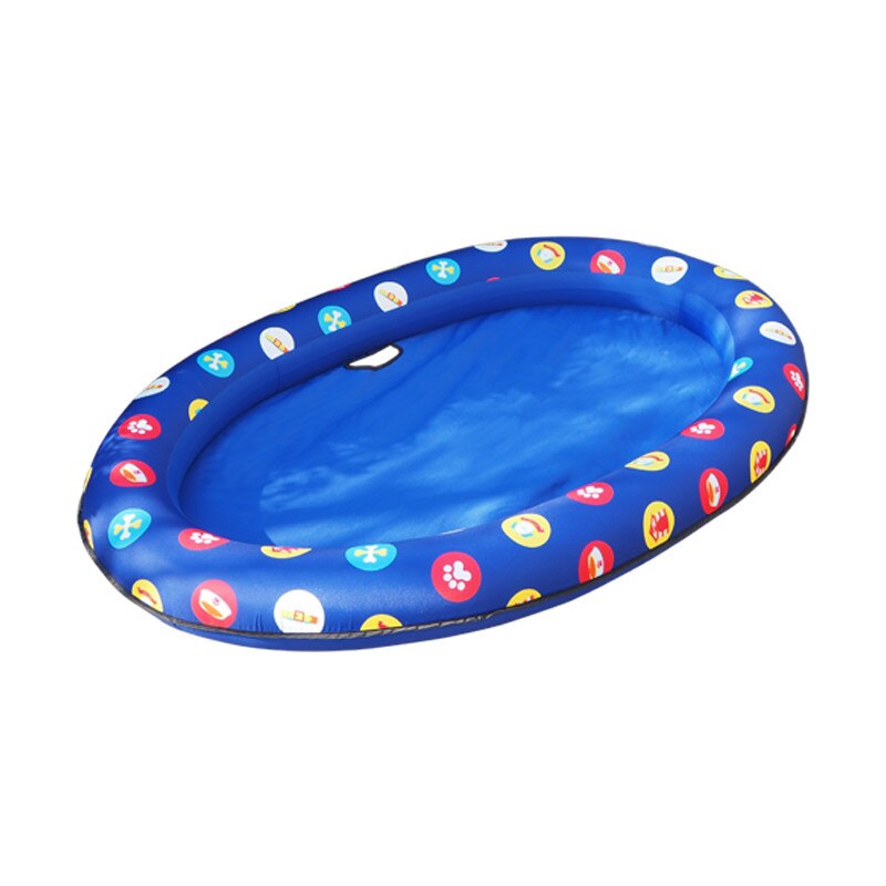 140*96cm Air Mattress Swimming Pool for Pet Dog Floating Pool Pet Water Toy Pool Row Bed Inflatable Beach Toy for Dogs Cats: blue