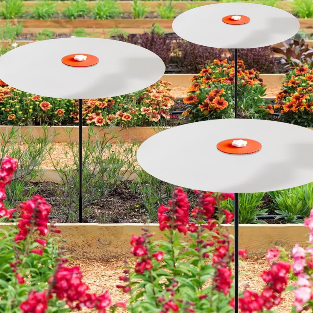 Sombrilla para plantas de 30cm, parasol con altura ajustable, impermeable, reutilizable, para exteriores, disco de sombra para plantas