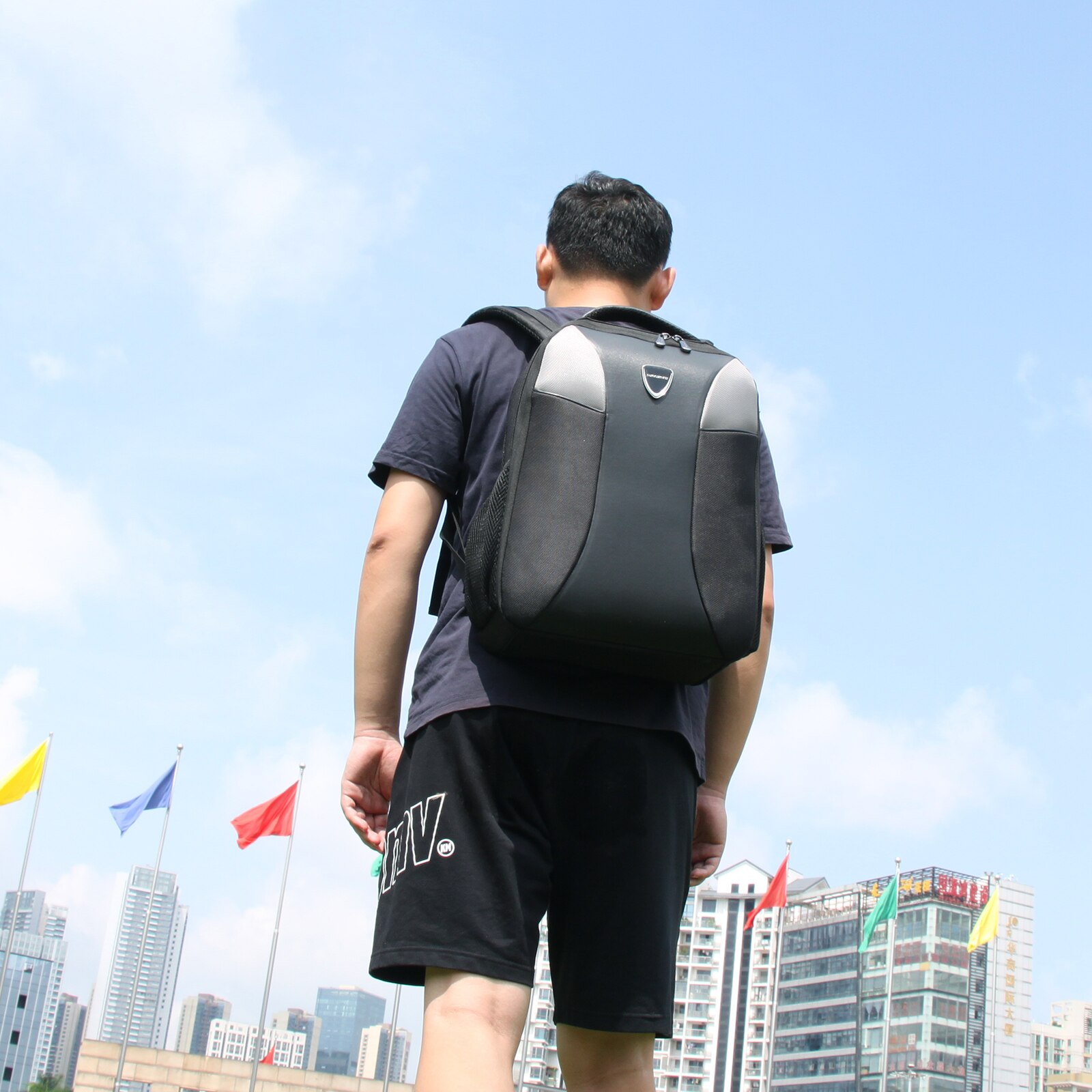 Sunnylife Drohne Rucksack DIY Große Kapazität Reisetasche für DJI FPV Combo Brille V2 Fernbedienung 2 Bewegung Regler