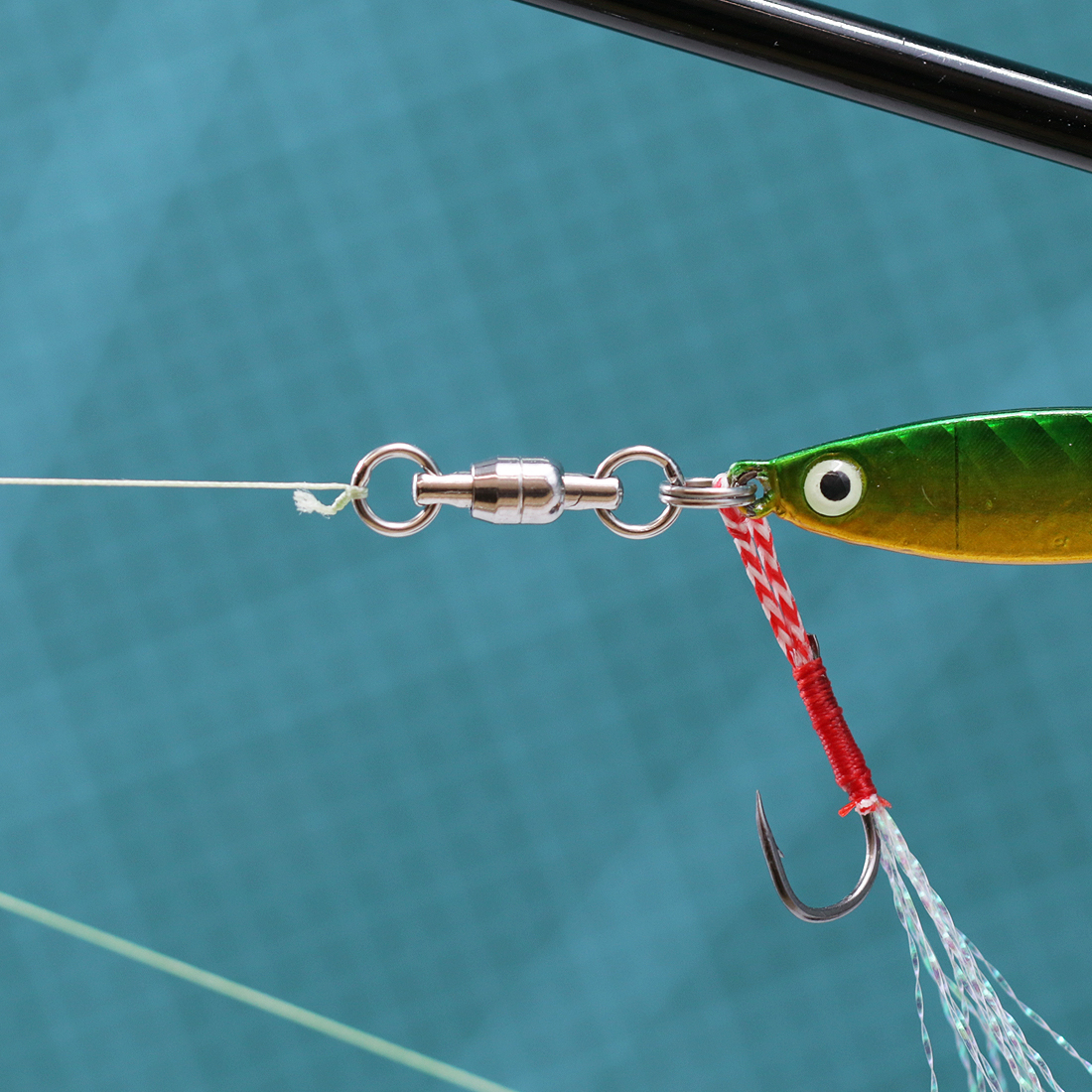 FishTrip Stainless Steel Dual Ball Bearing Swivels Heavy Duty High Strength One-piece