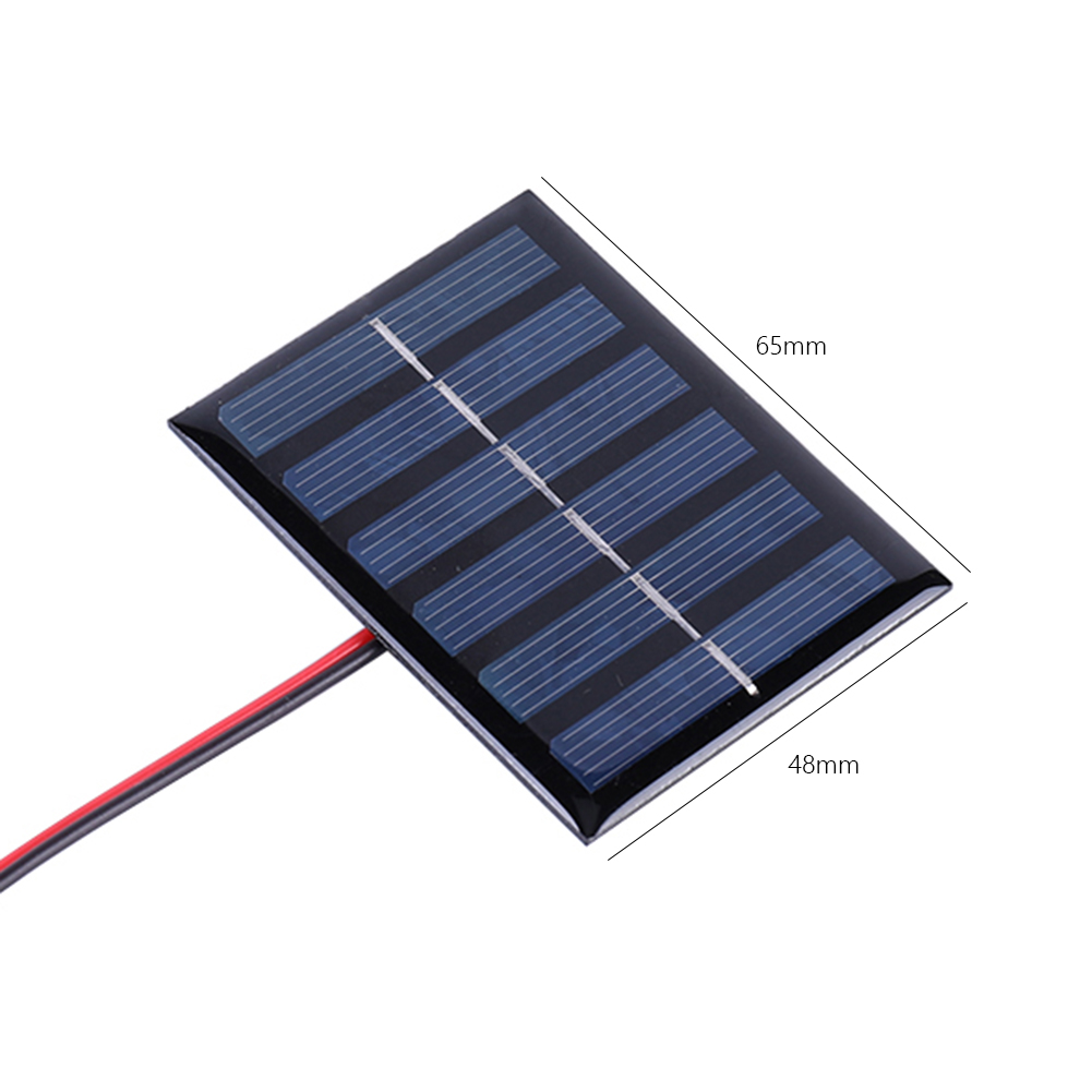 1w 3v 100ma diy ładowarka solarna power bank z kablem do ładowania 2-3v akumulatorów 1-10 szt. panel ładowarki solarnej do lampy wentylatora