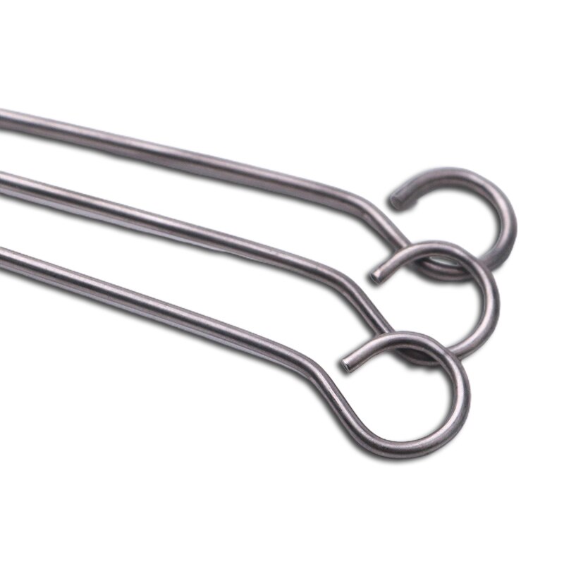 Brochettes de barbecue en acier inoxydable, pour Camping en plein air, outils de pique-nique, rôtissoire, 12 pièces