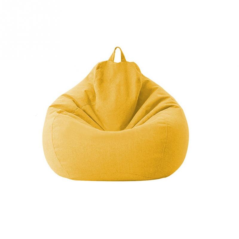 Luie Sofa Cover Effen Stoelbekleding Zonder Filler/Innerlijke Zitzak Poef Bladerdeeg Couch Tatami Woonkamer Meubels Cover