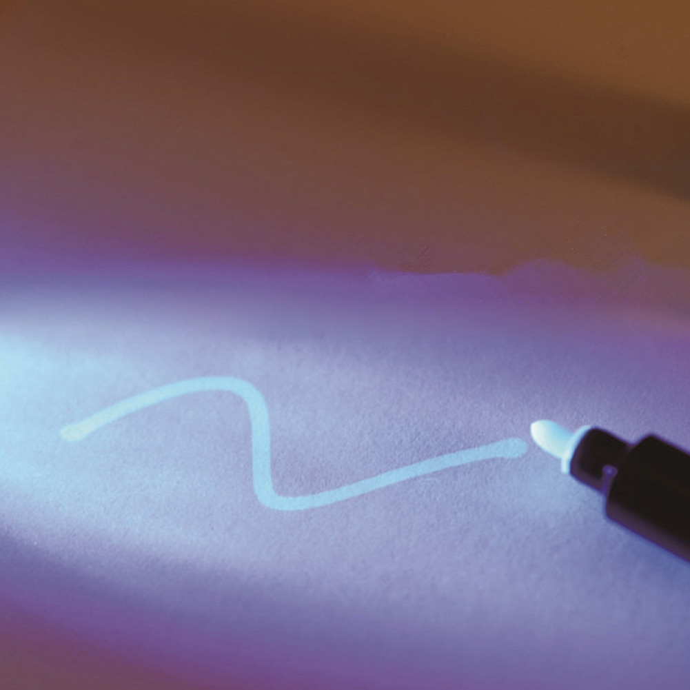 1 stücke Textmarker Stift Mit Unsichtbarer Tinte Marker Starke Runde Spitze UV Stift Schule Schreibwaren Farblose Stifte