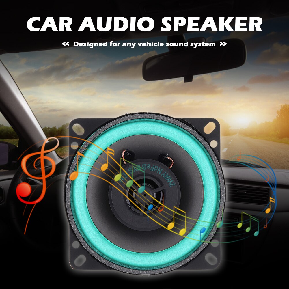 VO-402 Auto Hifi Coaxiale Luidspreker 4 Inch 2 Way 100W 4 Ohm Universele Voertuig Deur Speaker Auto Stereo Audio muziek Luidspreker