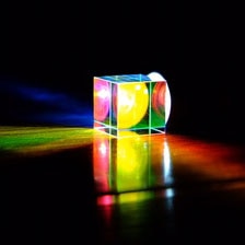 Krzyż dichroiczny X sześcienny pryzmat szkło optyczne kwadratowy pryzmat RGB syntezator separator dekoracje robić domu na imprezę