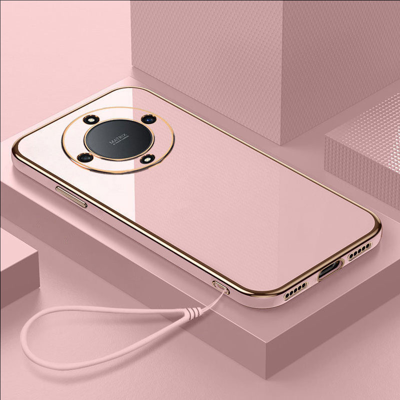 Honor  x9b hülle, honor  x9a handyhülle, honor Magie 5 lite hülle, Magie 6 lite luxus quadratische beschichtung, weiche silikon-rückseite, fundas: Bauchmuskeln / Braun