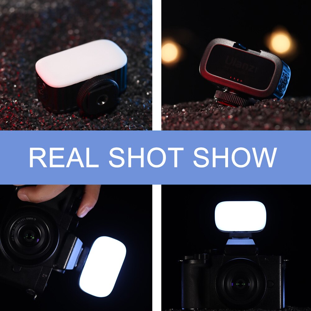 Mini DSLR Langlebige LED Video Füllen Licht Studio Live Rundfunk 5600K Kompakte Telefon Füllen Licht USB C Ladung Tragbare kamera Licht