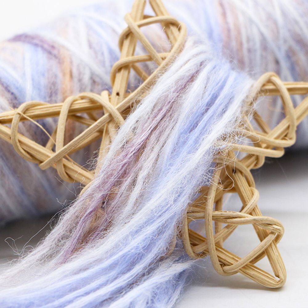 Gradient Rainbow Wool Thread Medium Coarse Wool Ball Handwoven Scarf DIY Crochet Soft Knitted Sweater Thread Knitting Yarn