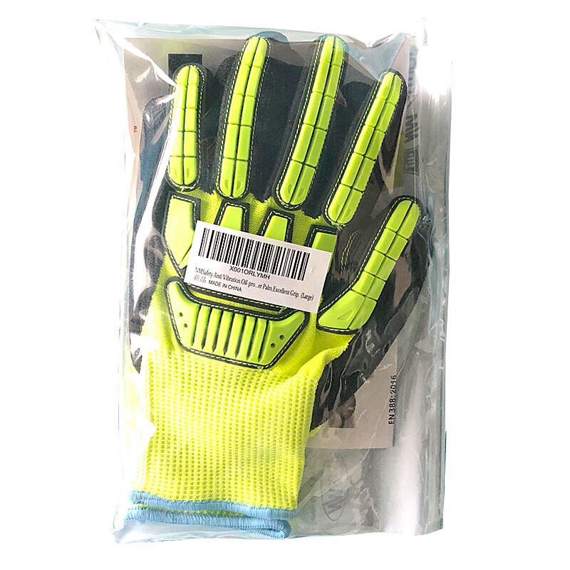 NMSafety Anti-Impact Vibration Cut Level 5 Protective Gloves Cut Resistant Safety Working Glove