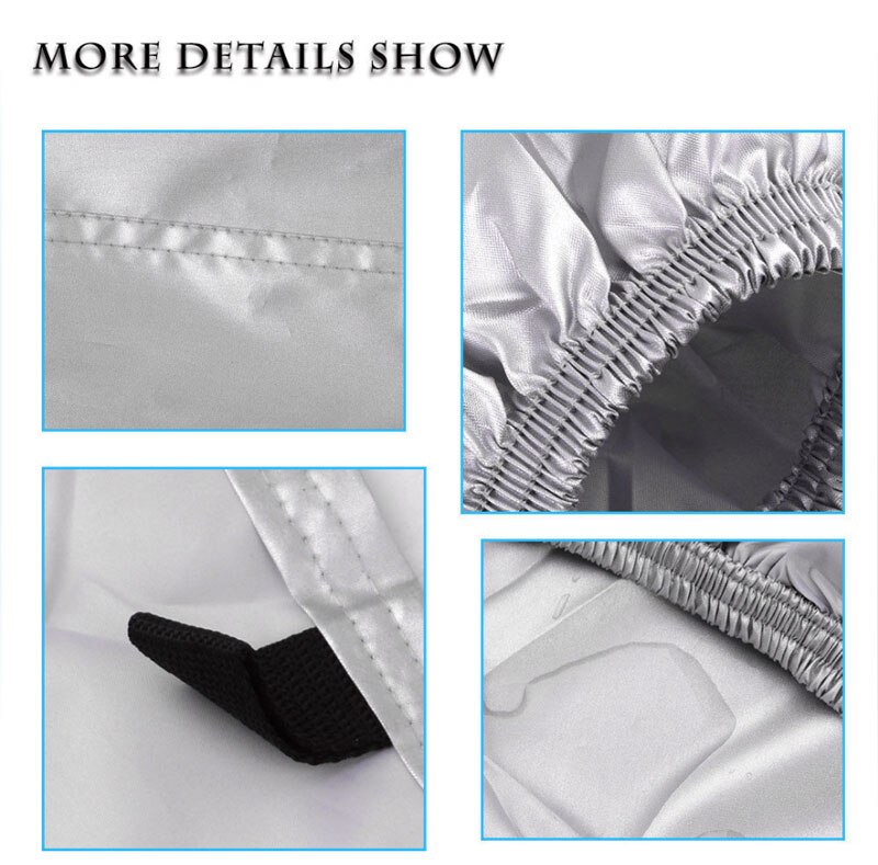 Premium Truck Cover Outdoor Tough Waterproof Sun UV Rain Heat Resistant Pickup: 250" L x 80" W x 65" H in