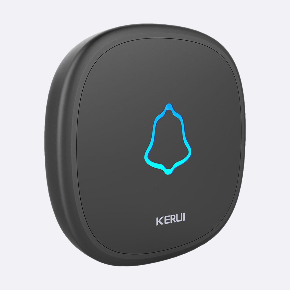 KERUI Home Security Wireless Welcome Emergency Alarm Door Bell 433MHz Entry Door Alert Waterproof Button Doorbell