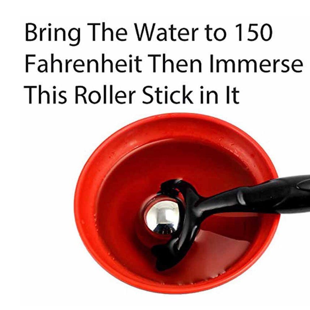 Roller Massage Bal Lichaam Nek Schouder Terug Been Massage Roller Dij Kalf Spier Fysieke Therapie Bal Rvs Gezicht