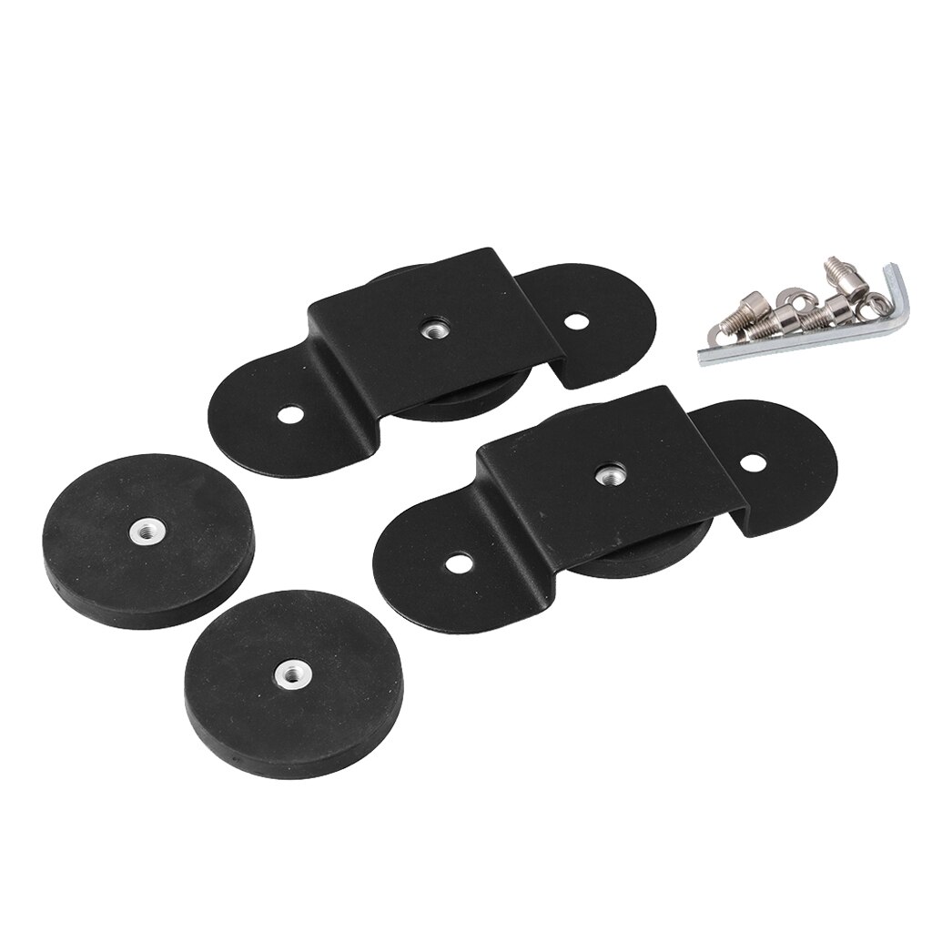 2pcs Magnetic LED Light Bar For Car SUV Mount Bracket Holder Base, Black