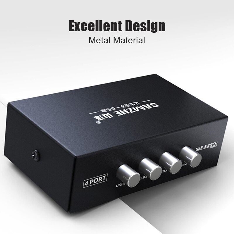 SAMZHE Kvm-switch Drucker Switcher 4/2 Pcs Sharing 1 gerät für Papier Druck