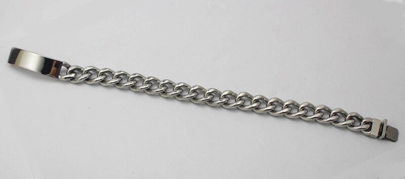 316L Rvs Id Armband 8.86 Inch Blank Tag Link Chain Bangle Armband