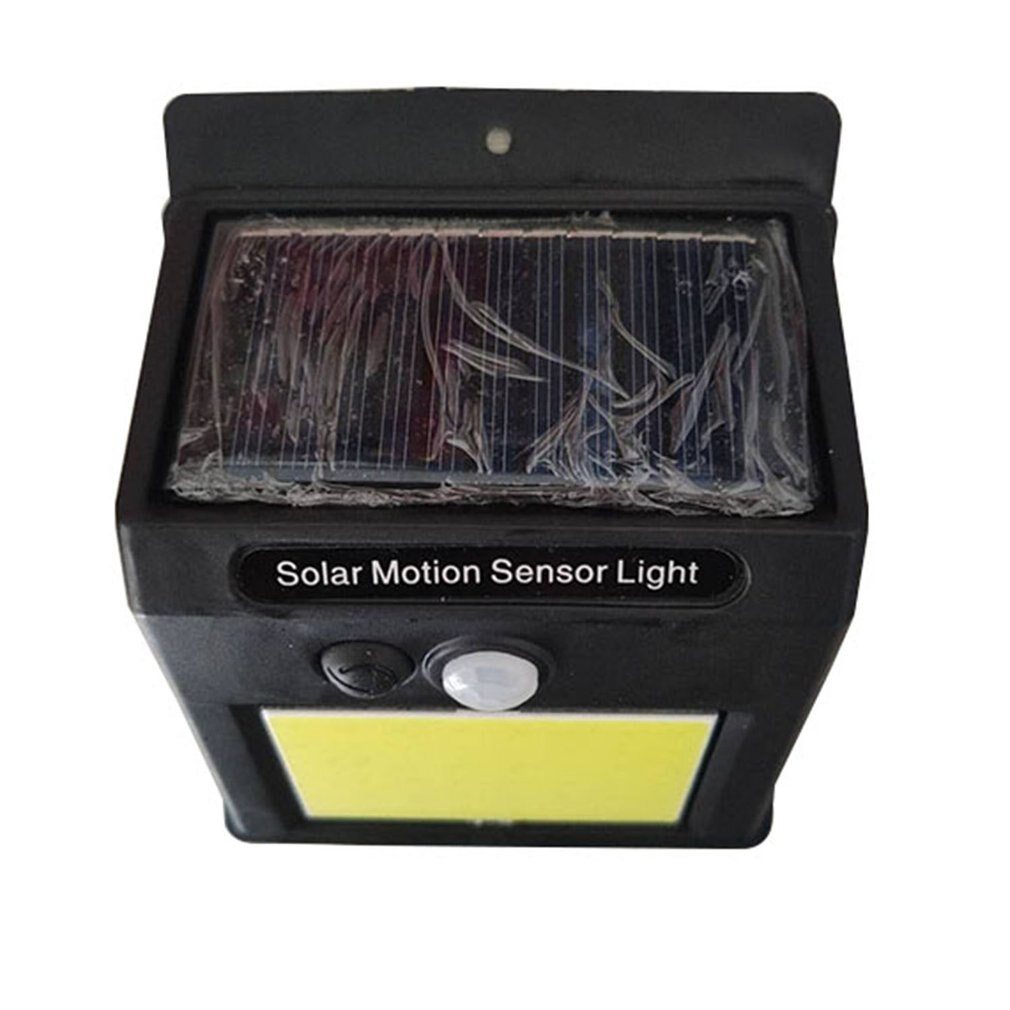 100/120COB Outdoor Solar Wall Lamp Waterproof PIR Motion Sensor Solar Powered Spotlight Sunlight Street Light Outdoor Home Light