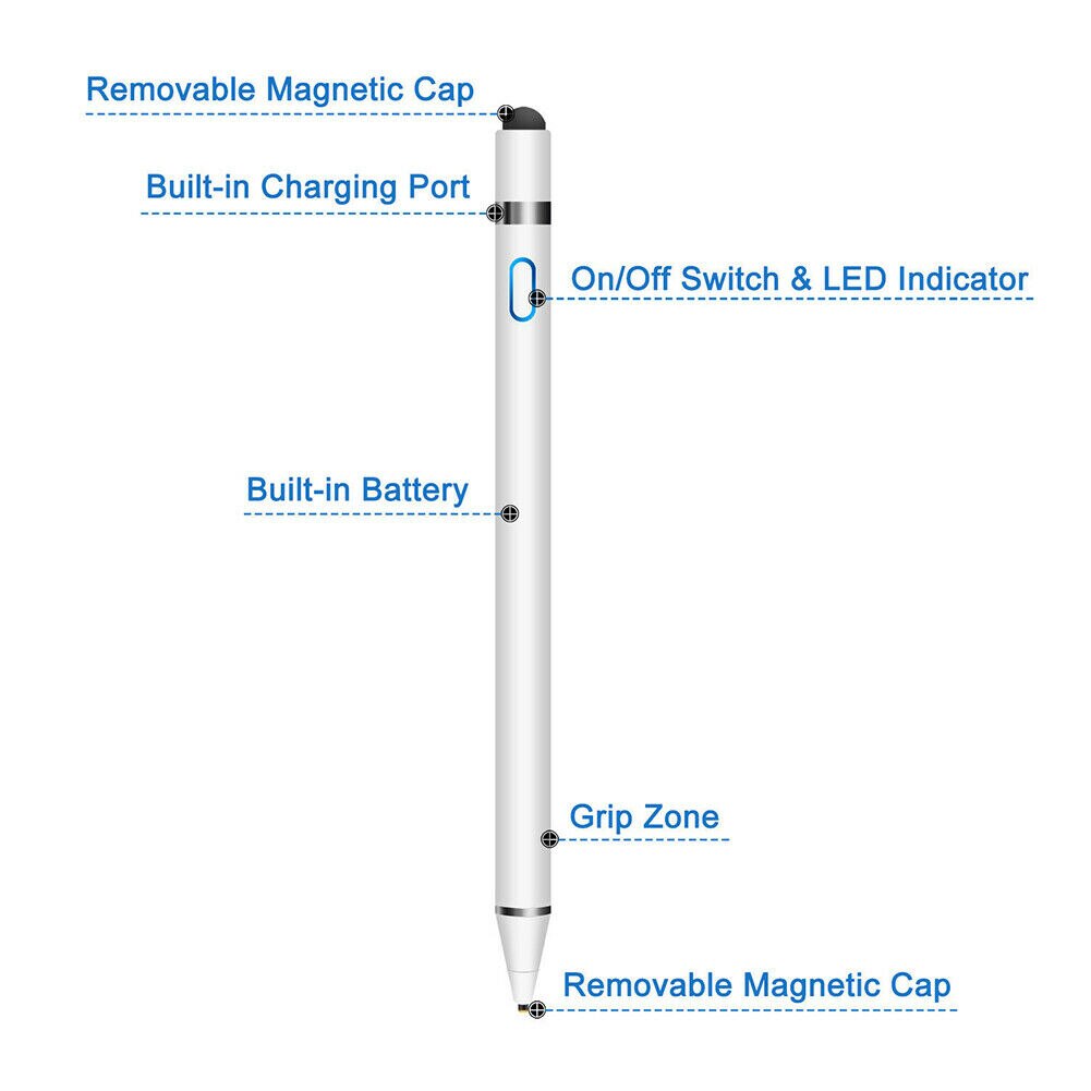 Portable Touch Screen Pen for Apple IPad Pro Android Phone Stylu Pen Smooth Painting Writing Tablet Pen Touch Screen Stylus Pen