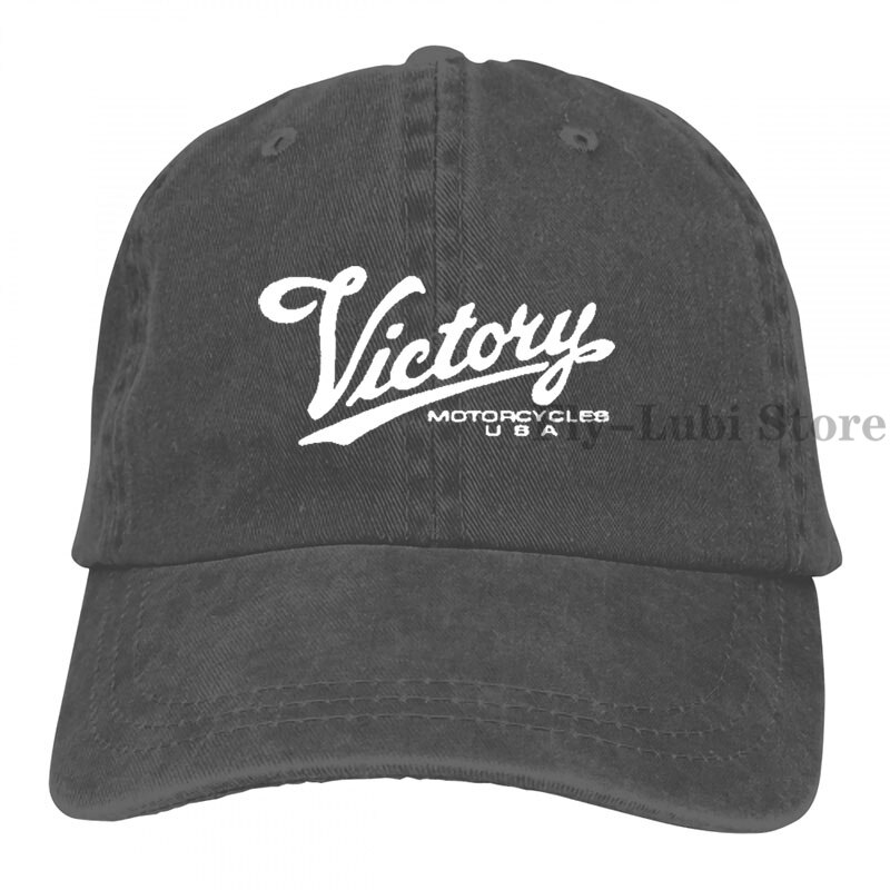 Victory Motorcycles Usa Baseball cap men women Trucker Hats adjustable cap: 2-Black