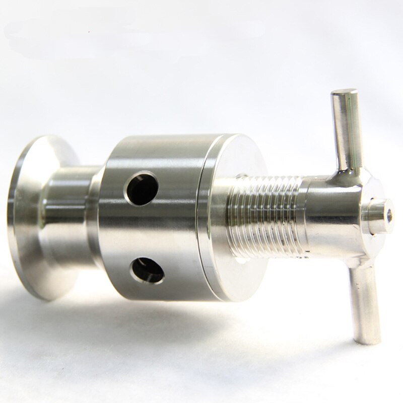 1.5" Tri Clamp 0.5-5 Bar SUS304 Sanitary Adjustable Pressure Relief Safety Valve