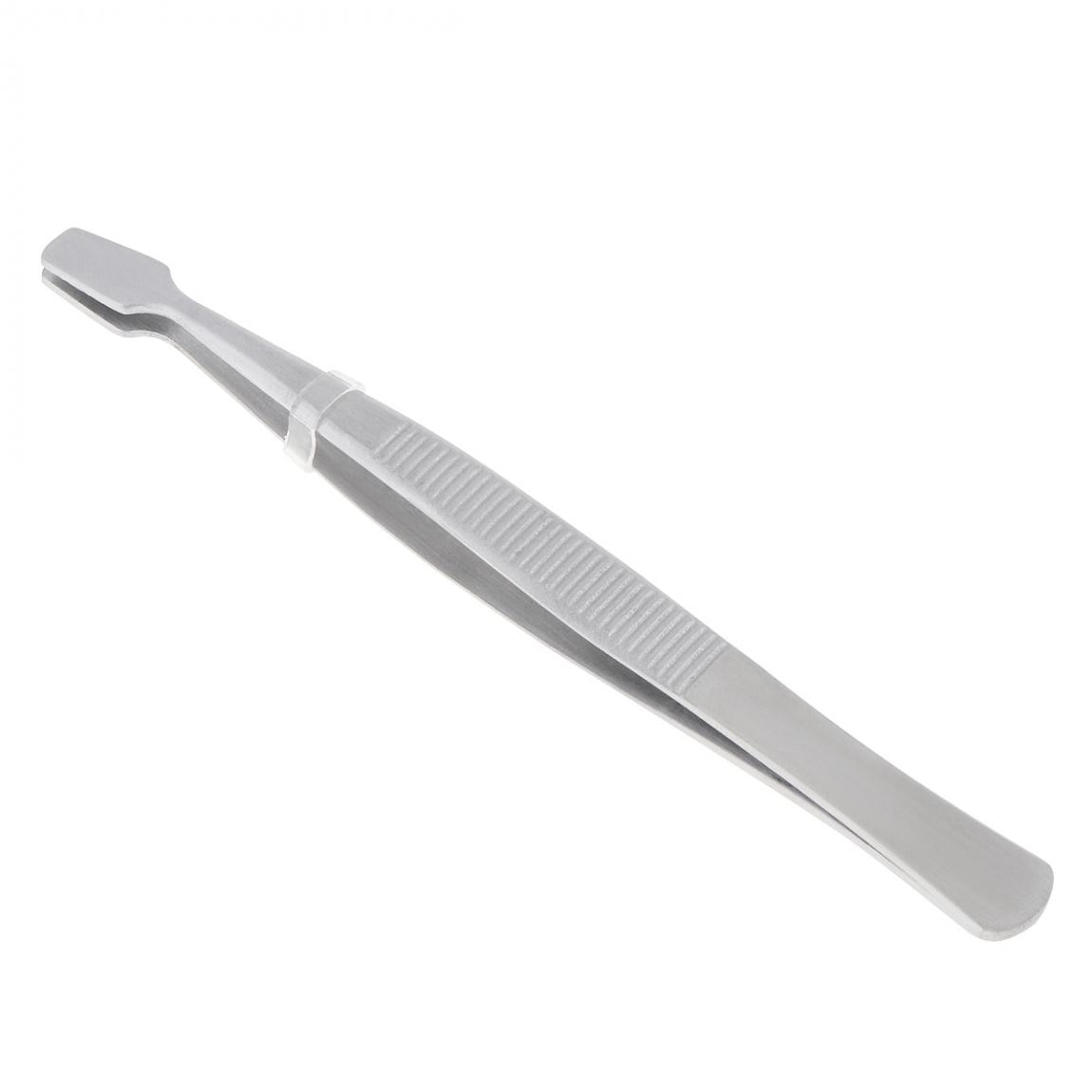 Pincet 108Mm Pincet Roestvrij Staal Schuren Pincet Platte Mond Tool Voor Elektronica Sieraden En Andere Fijne Handgereedschap