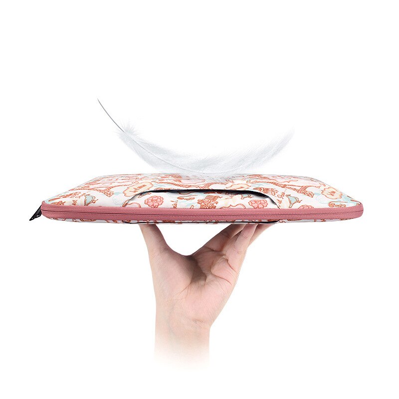 13.3/14.1/15.4inch Laptop Bag Portable Zipper File Folder for Document Bag Handbag Briefcase Kawaii Notebook Stationery Storage